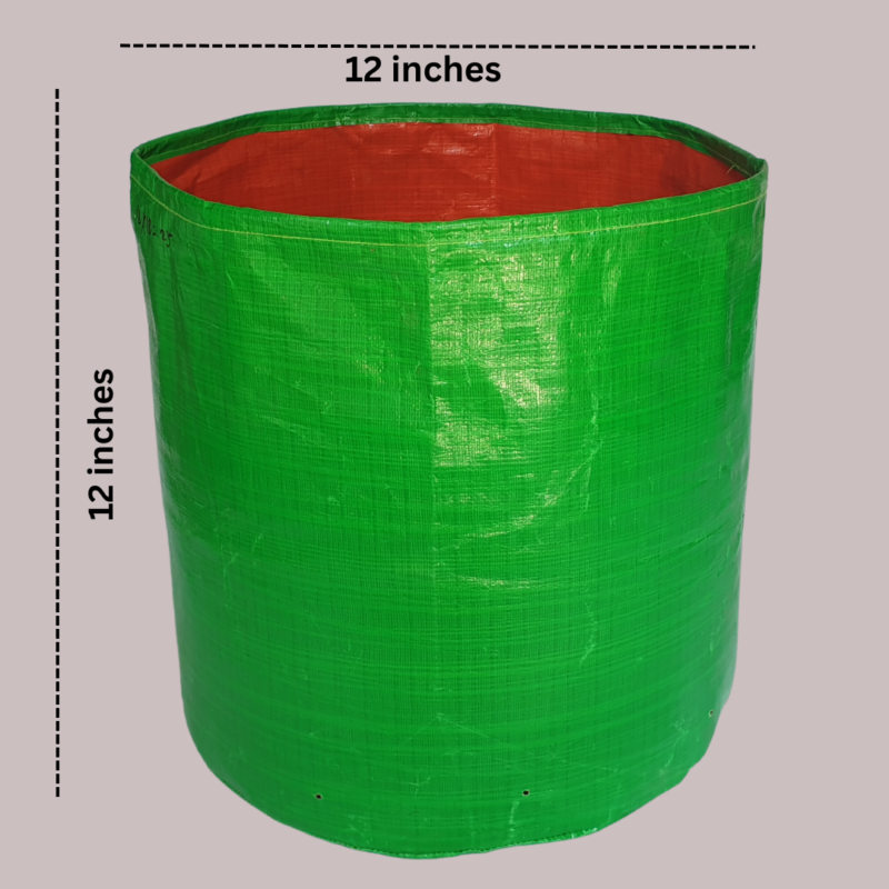 12 X 12 inches HDPE Round Grow bags ( Pack of 8 Pieces) - Image 7