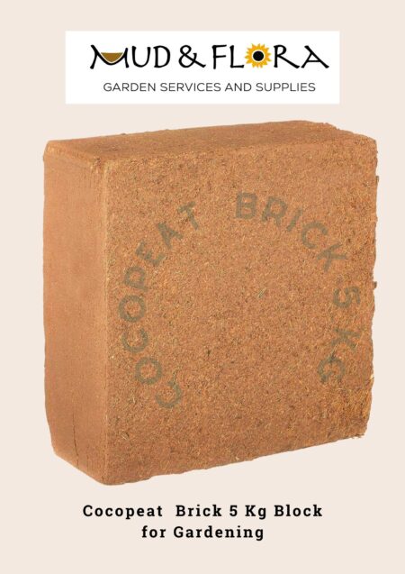 Cocopeat Brick 5 Kg Block for Gardening